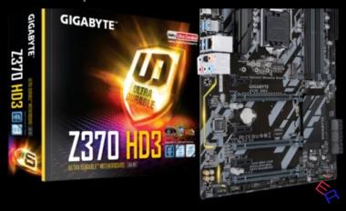 motherboard GIGABYTE Intel Z370 Ultra Durable. EIGE 