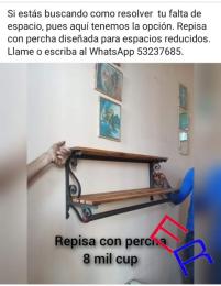 Repisas con percha 