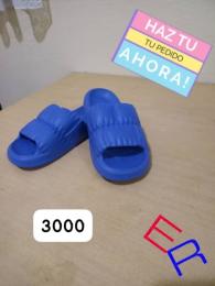 Chancletas azules 