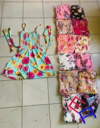 Vestidos estampados tipo short