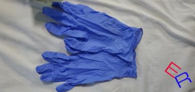 Guantes azules (tengo varios)