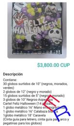 Globos para halloween 